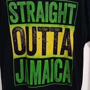 Straight Outta Jamaica Tshirt.
Brand: Port & Company.
Size: Medium.
Fan Favorite